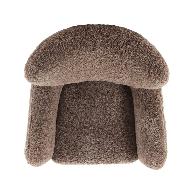 Amelie Chair - Taupe Shearling
