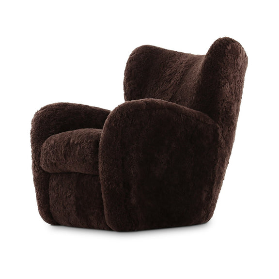 Amelie Chair - Cocoa Shearling
