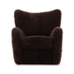 Amelie Chair - Cocoa Shearling