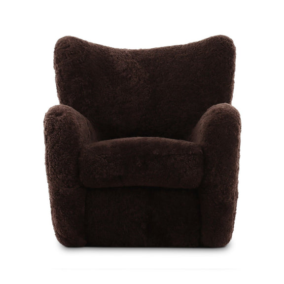 Amelie Chair - Cocoa Shearling