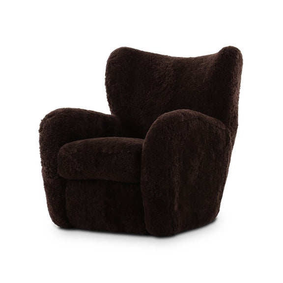Amelie Chair - Cocoa Shearling
