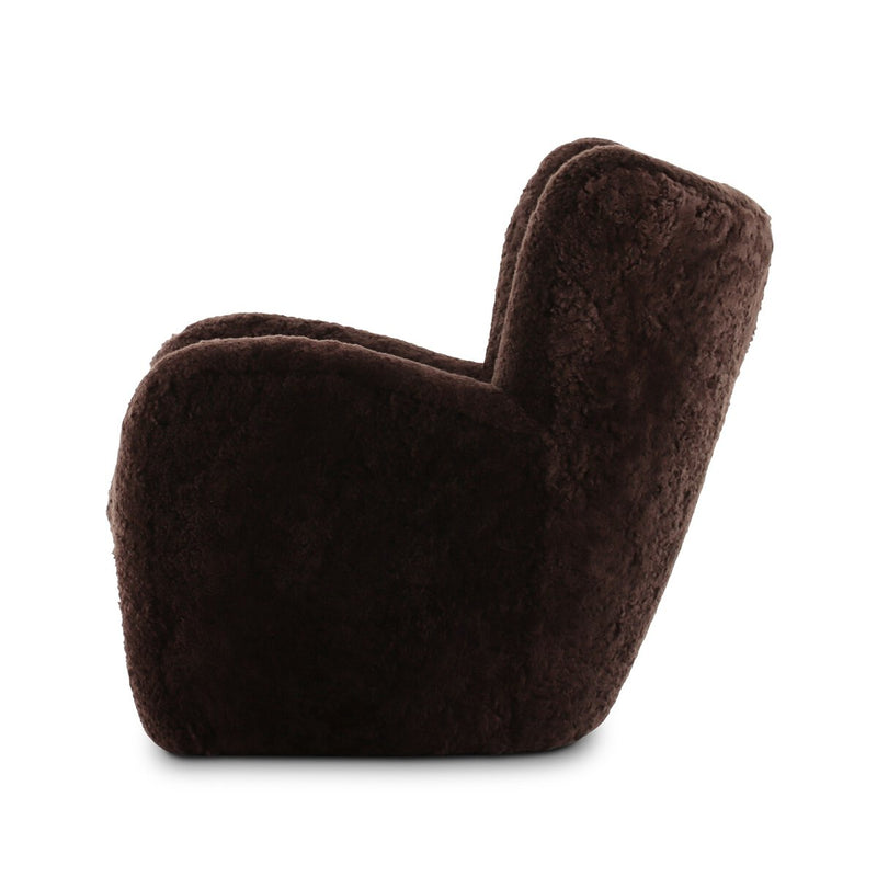 Amelie Chair - Cocoa Shearling