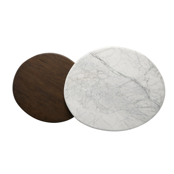 Stuart Nesting Coffee Table Set - Mix & Match - White Calacatta Marble