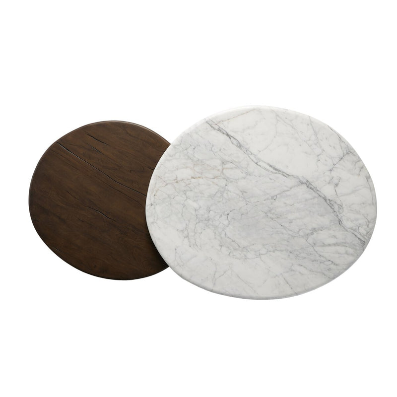Stuart Nesting Coffee Table Set - Mix & Match - White Calacatta Marble