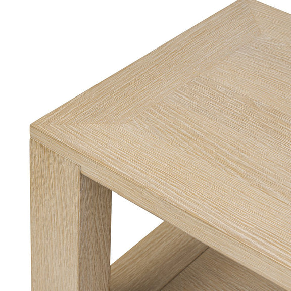 Thomas End Table - Bleached Oak Veneer