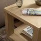 Thomas End Table - Bleached Oak Veneer