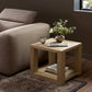 Thomas End Table - Bleached Oak Veneer