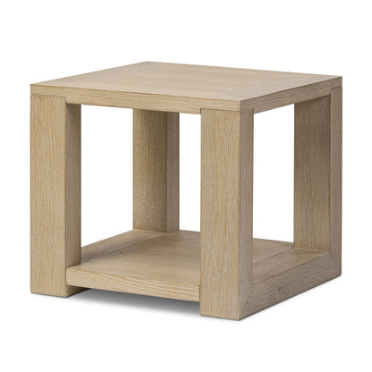 Thomas End Table - Bleached Oak Veneer
