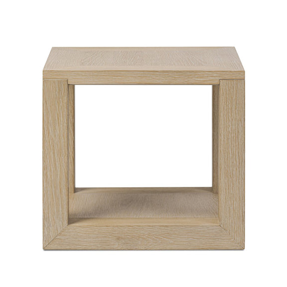 Thomas End Table - Bleached Oak Veneer