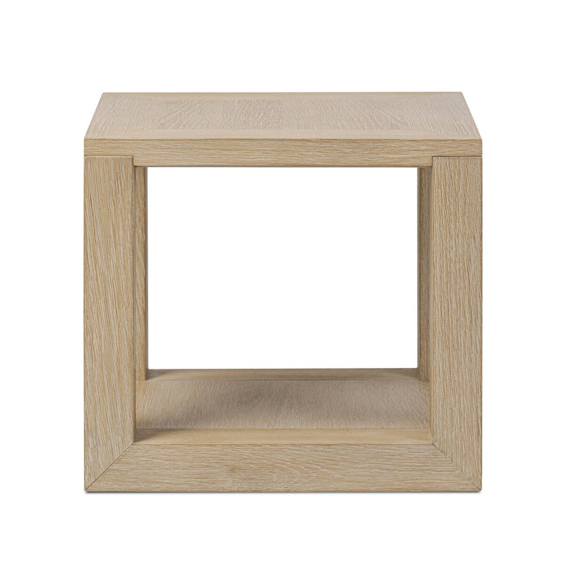 Thomas End Table - Bleached Oak Veneer