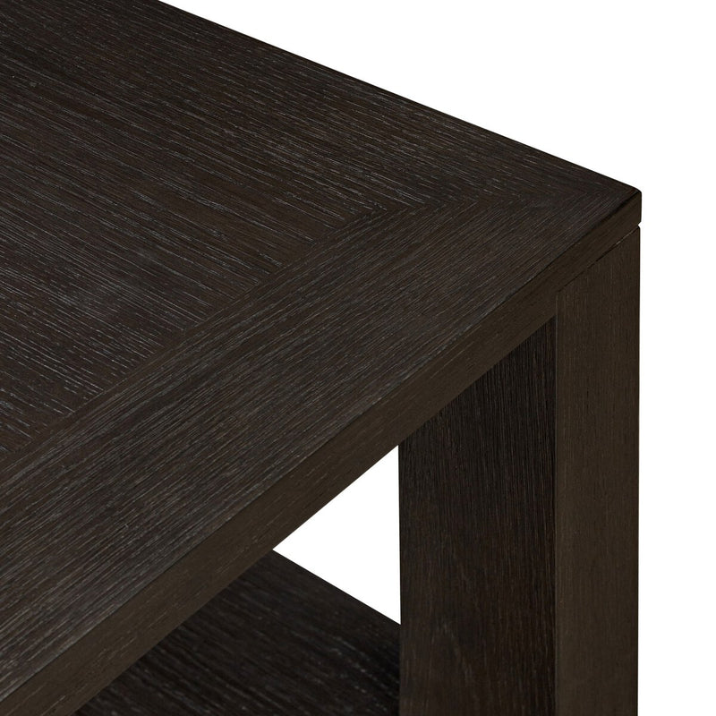 Thomas End Table - Dark Anthracite Oak Veneer