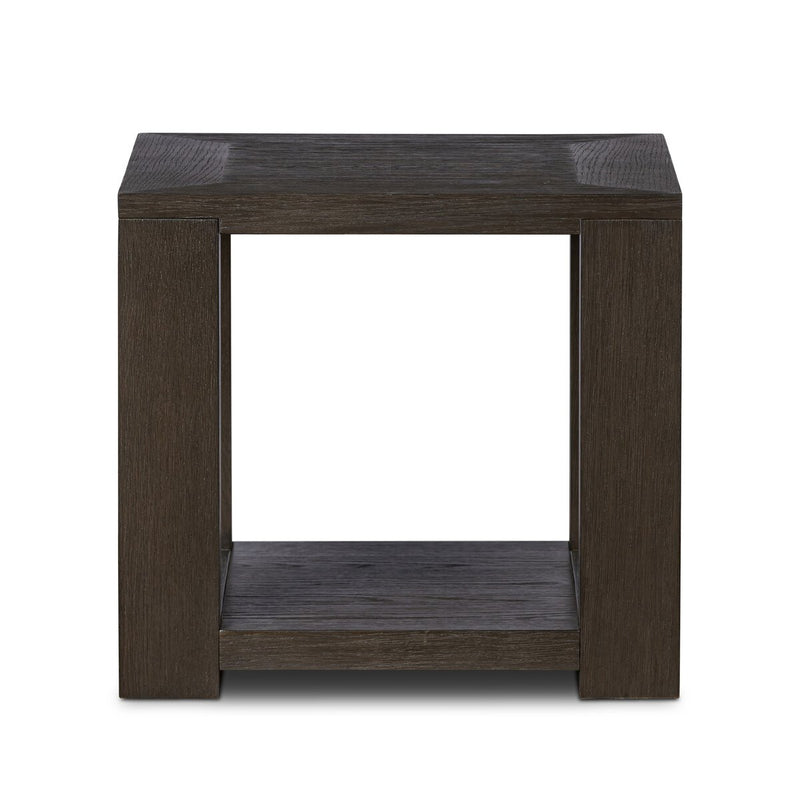 Thomas End Table - Dark Anthracite Oak Veneer