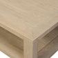 Thomas Square Coffee Table - Bleached Oak Veneer