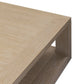 Thomas Square Coffee Table - Bleached Oak Veneer