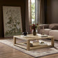Thomas Square Coffee Table - Bleached Oak Veneer