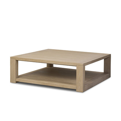 Thomas Square Coffee Table - Bleached Oak Veneer