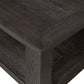 Thomas Square Coffee Table - Dark Anthracite Oak Veneer