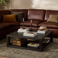 Thomas Square Coffee Table - Dark Anthracite Oak Veneer