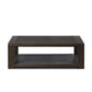 Thomas Square Coffee Table - Dark Anthracite Oak Veneer