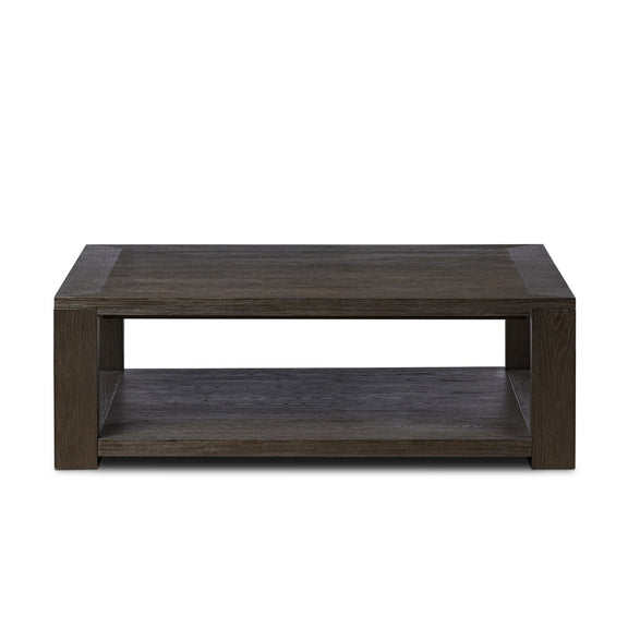 Thomas Square Coffee Table - Dark Anthracite Oak Veneer