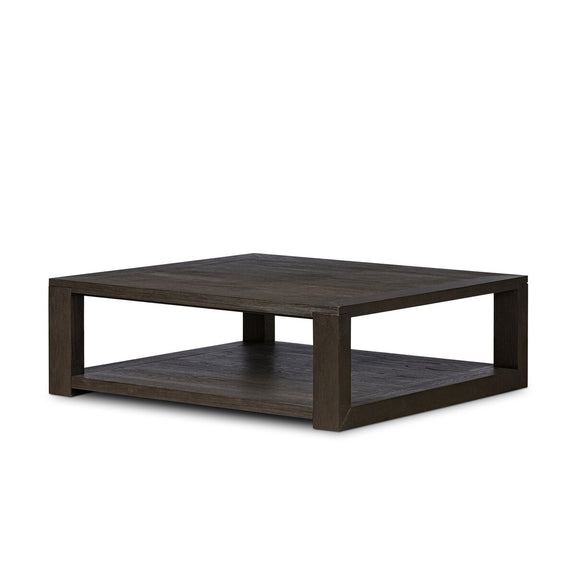 Thomas Square Coffee Table - Dark Anthracite Oak Veneer