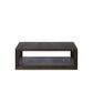 Thomas Square Coffee Table - Dark Anthracite Oak Veneer