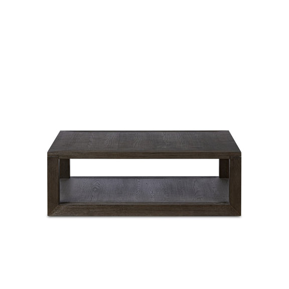 Thomas Square Coffee Table - Dark Anthracite Oak Veneer