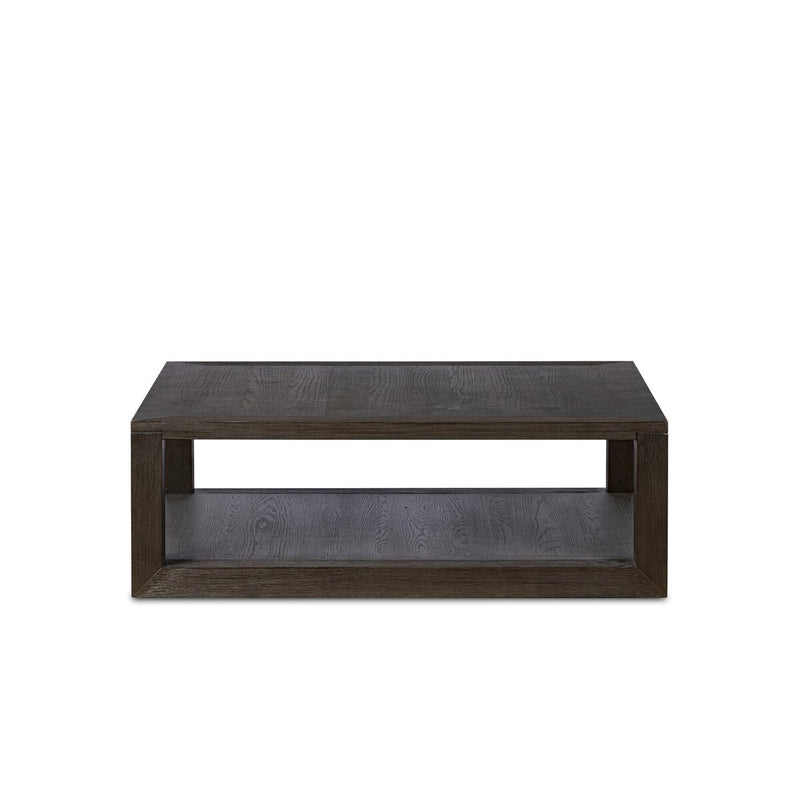 Thomas Square Coffee Table - Dark Anthracite Oak Veneer
