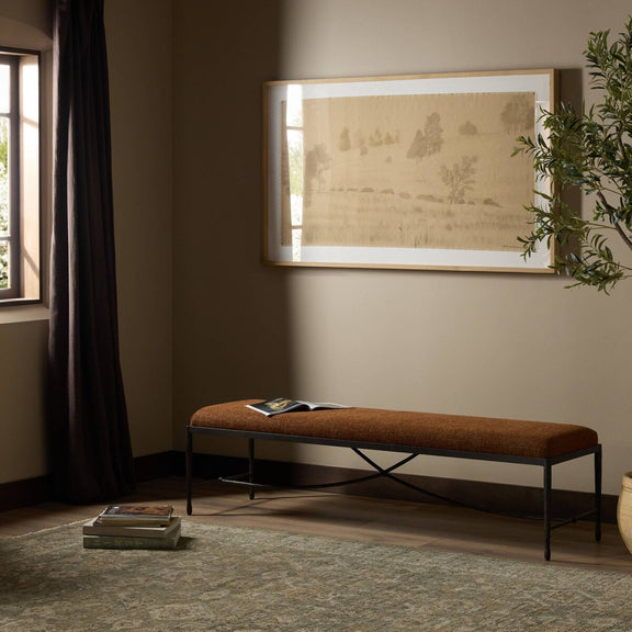 Jade Accent Bench - Crypton Wayfarer Sienna