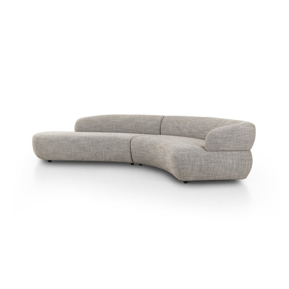 Belen Sectional - Thames Coal