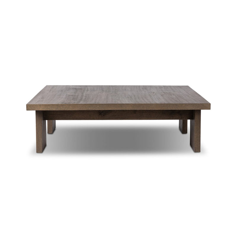 Yarra Square Coffee Table - Grey Oak Veneer