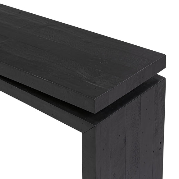 Matthes Console Table - 60" - Aged Black Pine