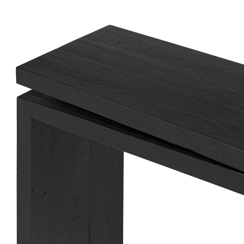 Matthes Console Table - 60" - Aged Black Pine