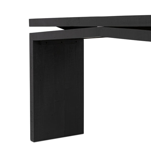 Matthes Console Table - 60" - Aged Black Pine