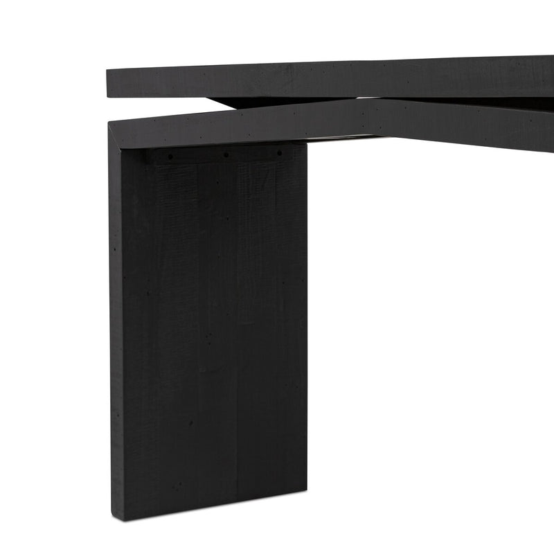 Matthes Console Table - 60" - Aged Black Pine