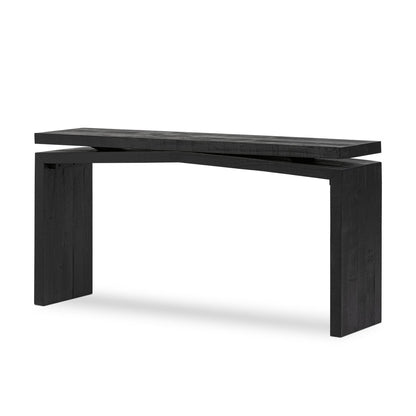 Matthes Console Table - 60" - Aged Black Pine