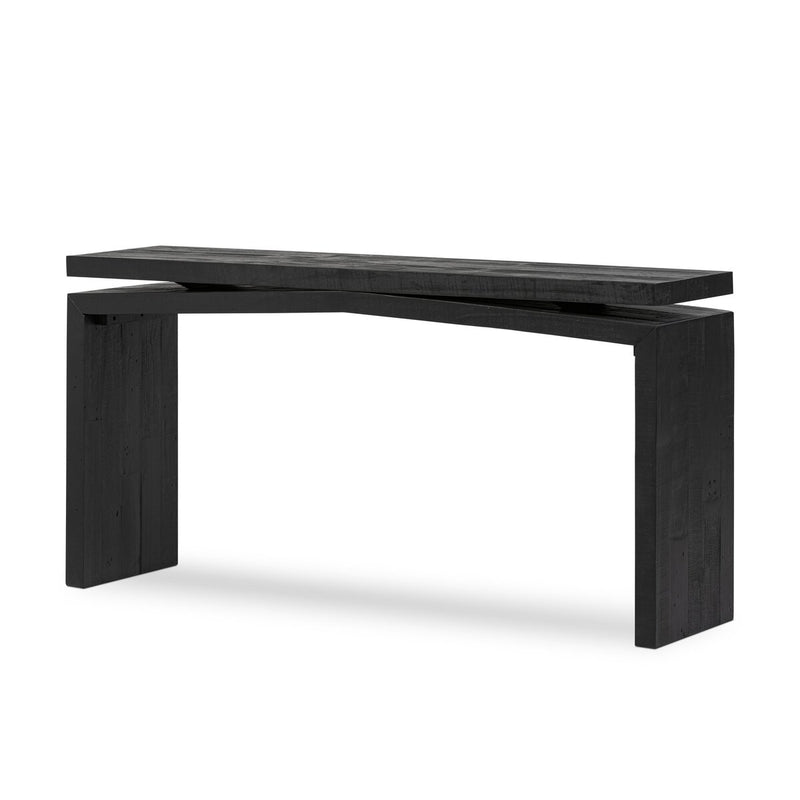 Matthes Console Table - 60" - Aged Black Pine