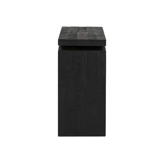 Matthes Console Table - 60" - Aged Black Pine