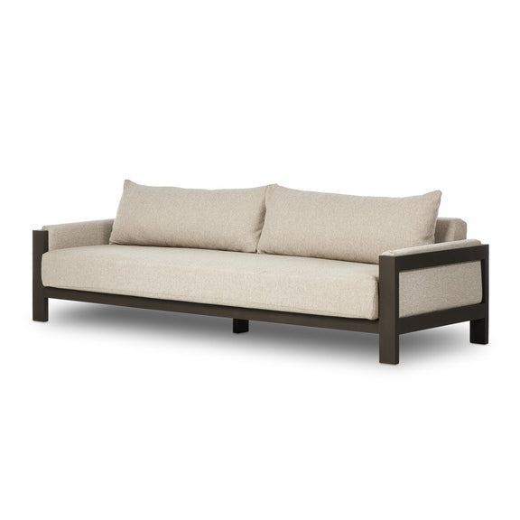 Chapman Outdoor Metal Sofa - Concha Fog