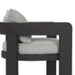 Jackson Outdoor Metal Dining Chair - Concha Fog