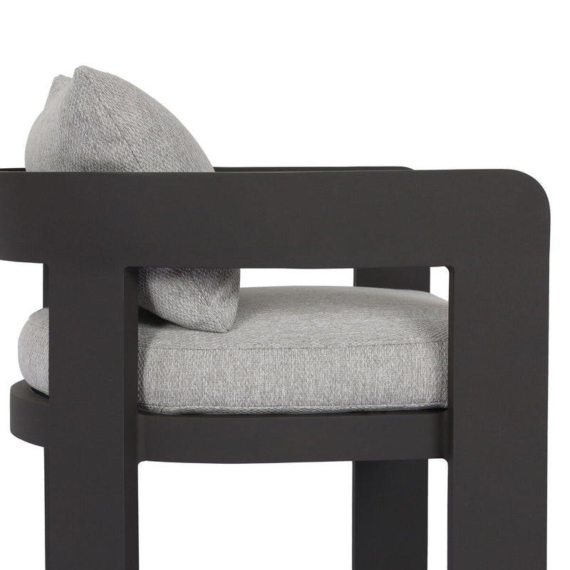 Jackson Outdoor Metal Dining Chair - Concha Fog