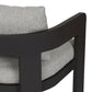 Jackson Outdoor Metal Dining Chair - Concha Fog