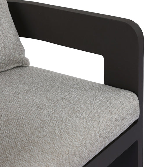 Jackson Outdoor Metal Dining Chair - Concha Fog