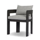 Jackson Outdoor Metal Dining Chair - Concha Fog