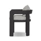 Jackson Outdoor Metal Dining Chair - Concha Fog