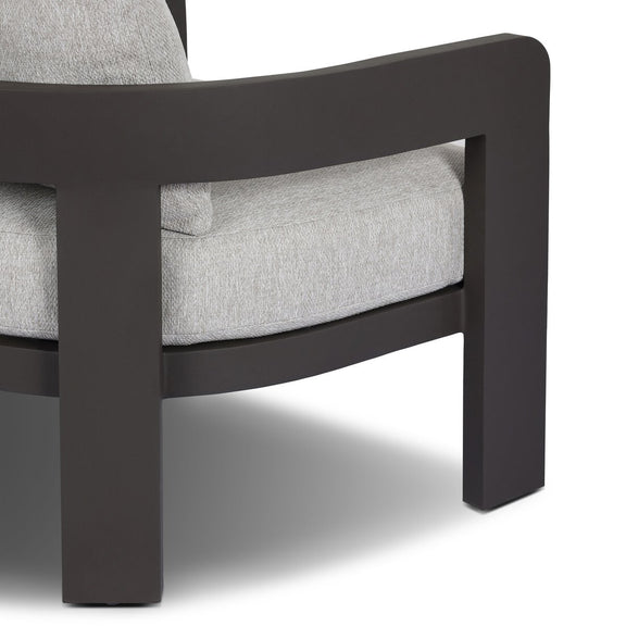 Jackson Outdoor Metal Chair - Concha Fog