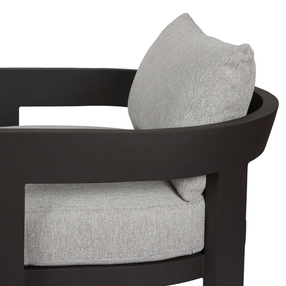 Jackson Outdoor Metal Chair - Concha Fog