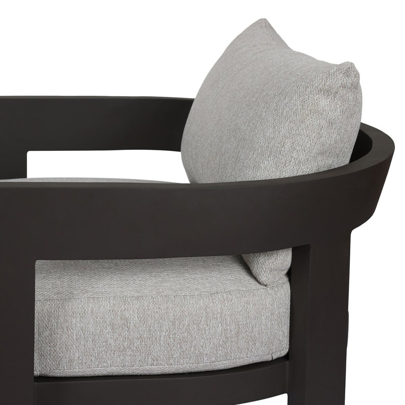 Jackson Outdoor Metal Chair - Concha Fog