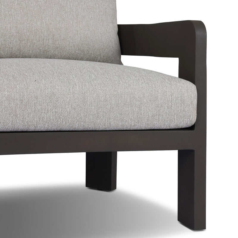 Jackson Outdoor Metal Chair - Concha Fog