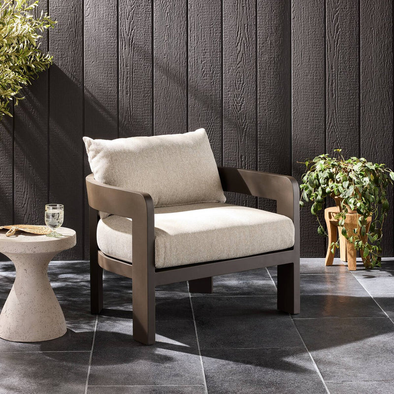 Jackson Outdoor Metal Chair - Concha Fog